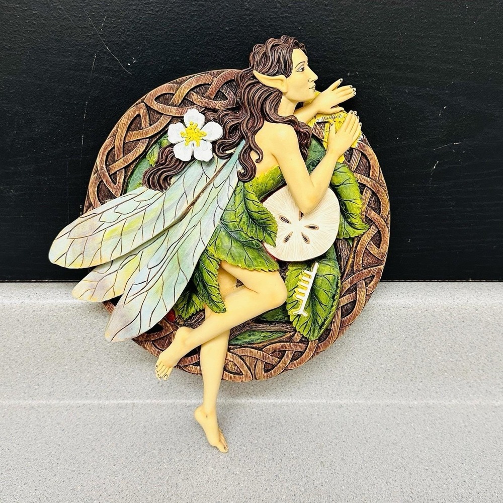 Apple Tree Fairy Plaque Hanging Wall Decor Handcrafted By SASO 2010